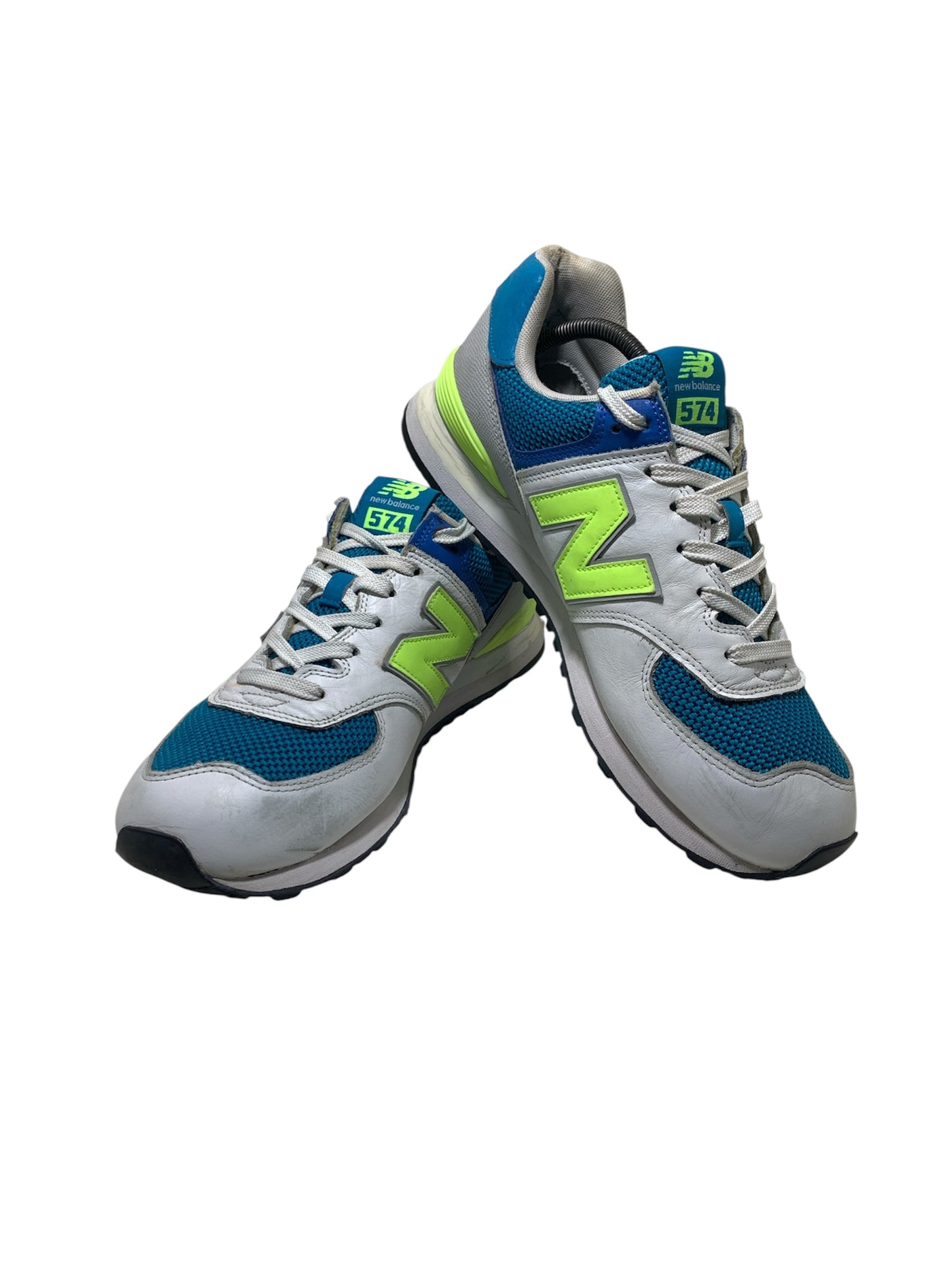New Balance 574 'Deep Ozone Blue Bleached Lime'
