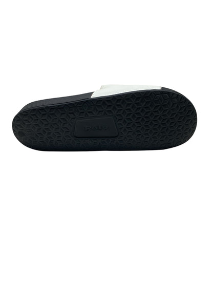Polo Ralph Lauren White/Black Premium Slide