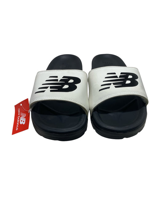 New Balance Black/White Premium Slide