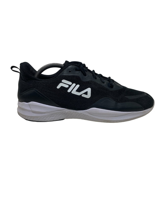 Fila Black Running Shoes Mens