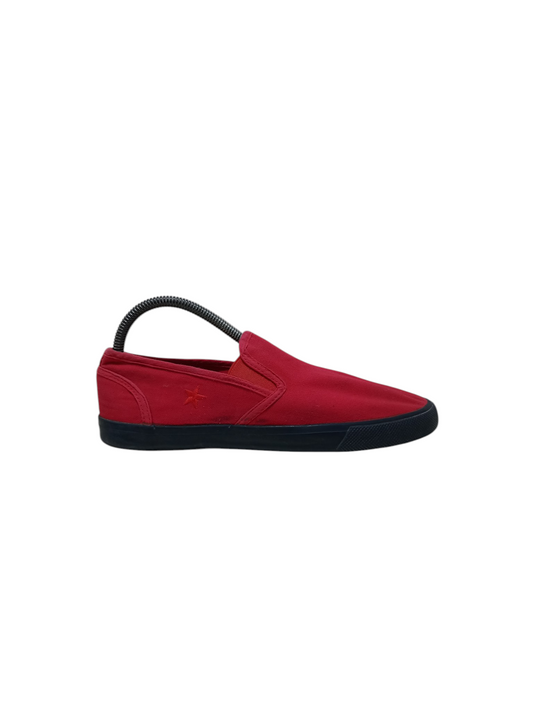 Classic Red Black Slip On