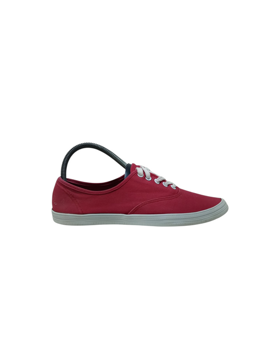 Classic Red Lace Up Sneaker