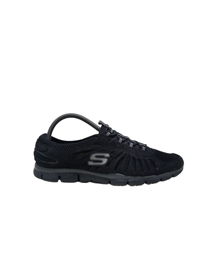 SKECHERS FLEX SLIP-ON NO TIE LOGO COMFORT