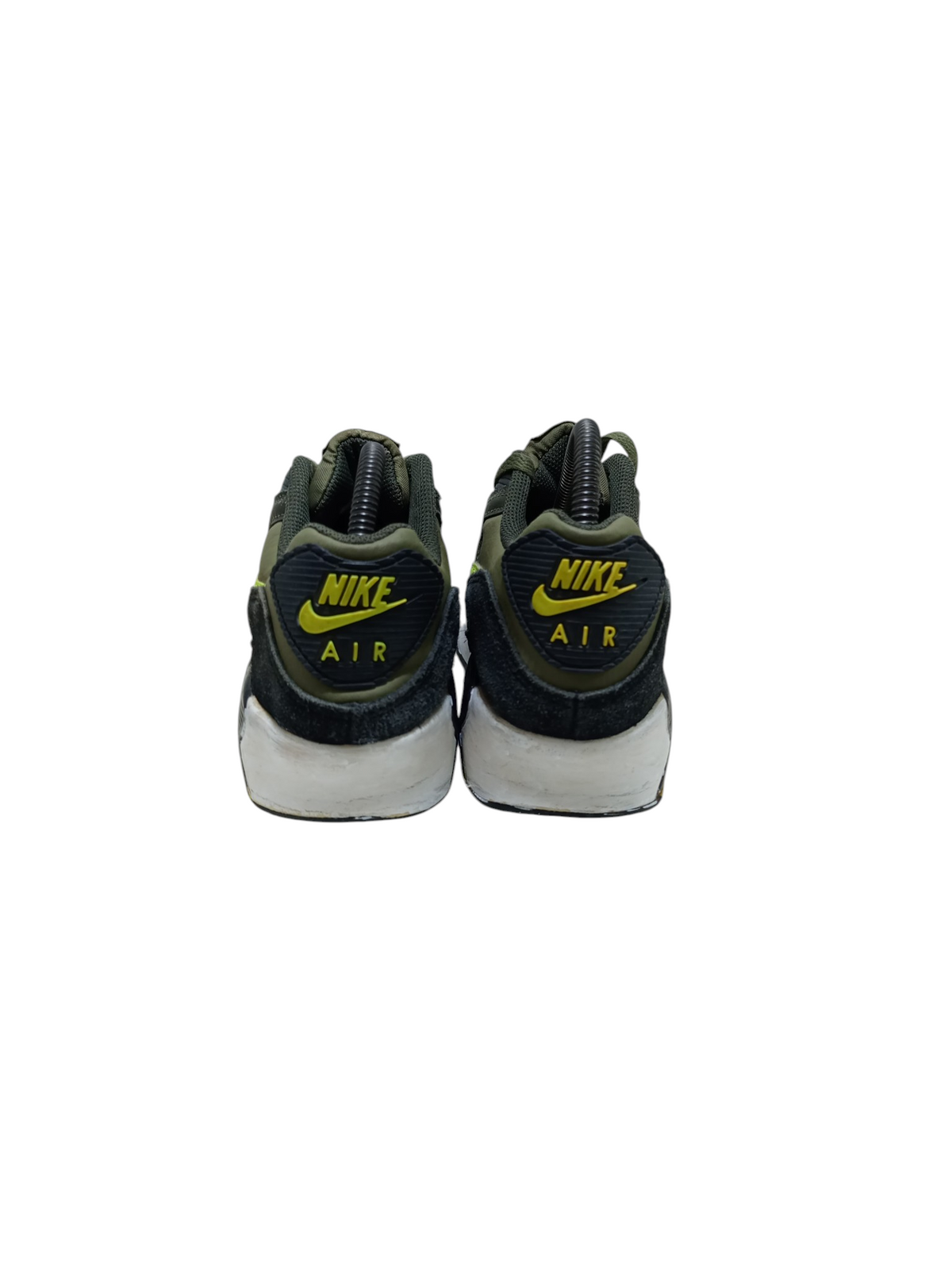 Nike Air Max 90 Leather GS 'Medium Olive Volt'