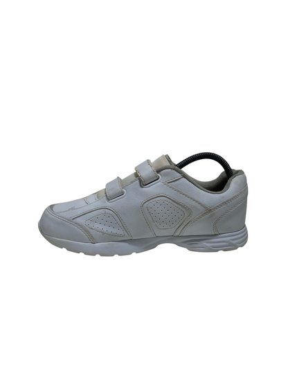 Athletic Works White Leather Shoes Strap