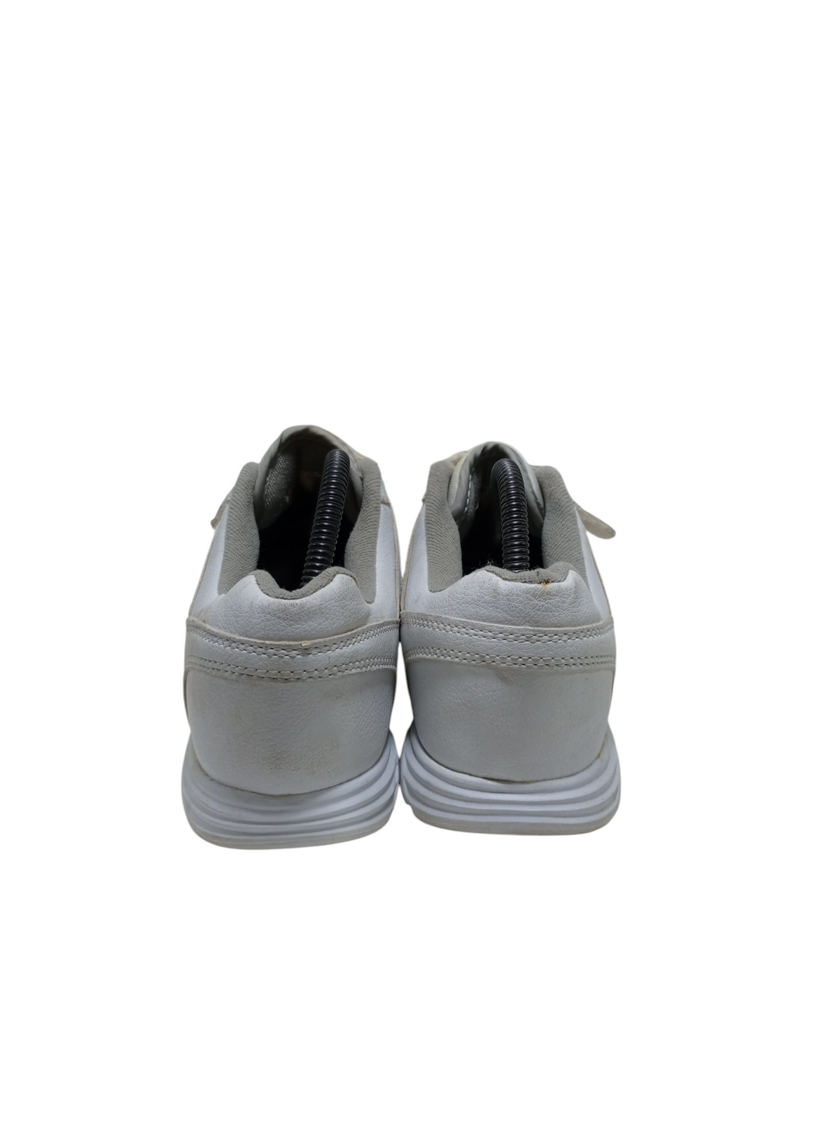 Athletic Works White Leather Shoes Strap