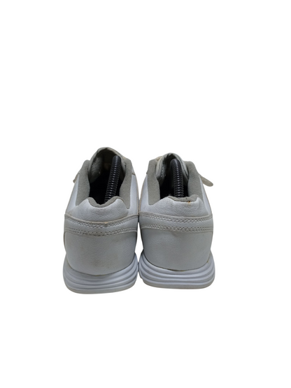 Athletic Works White Leather Shoes Strap