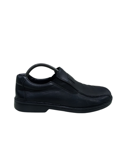 Rieker Black Leather Slip On