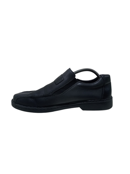 Rieker Black Leather Slip On