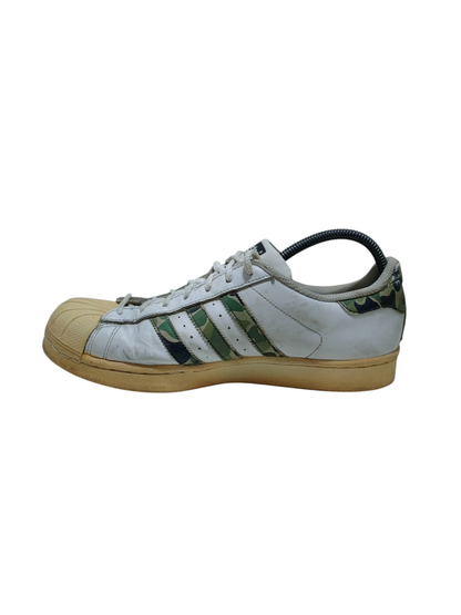 Adidas Superstar White and Camo