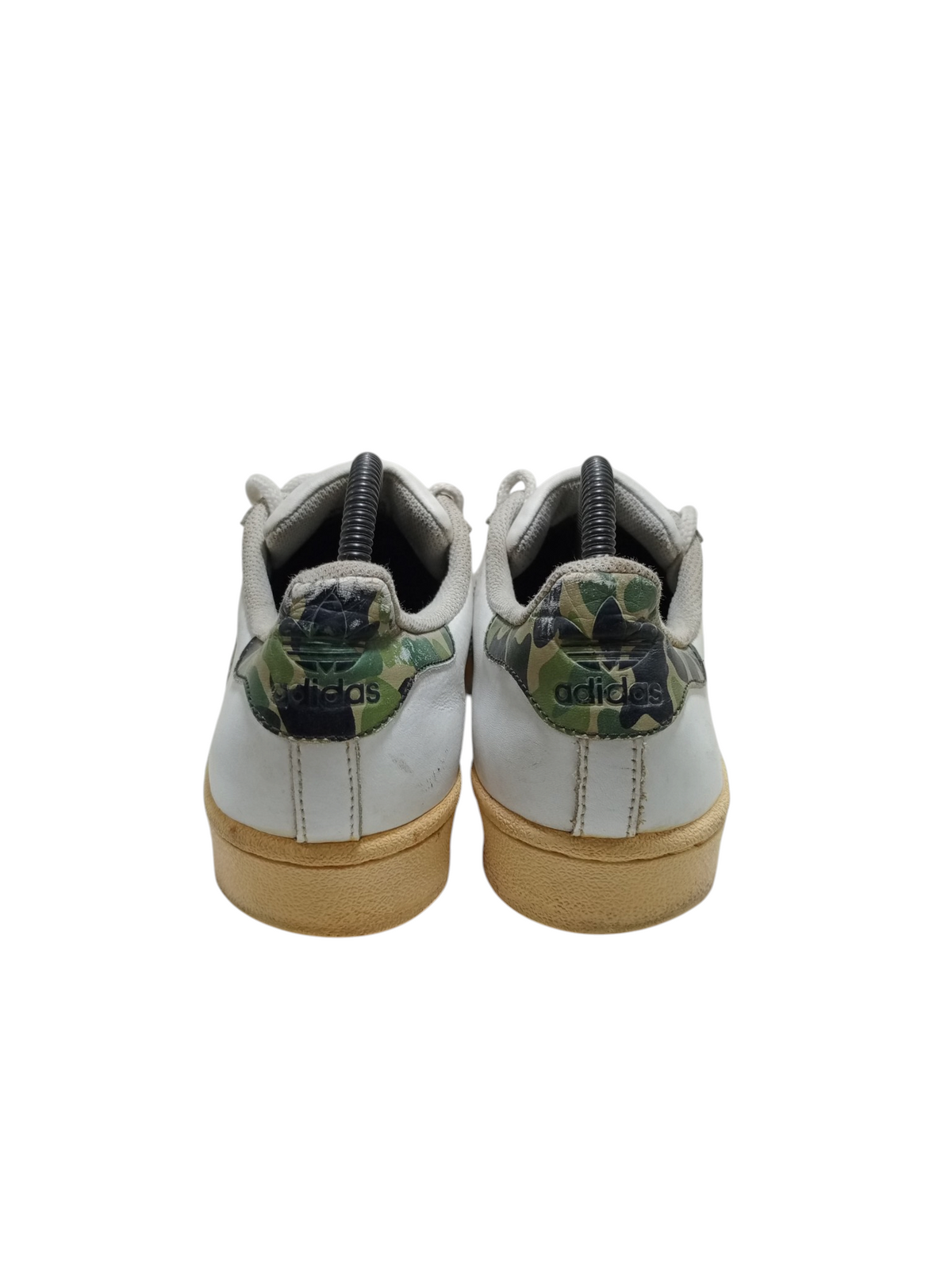 Adidas Superstar White and Camo