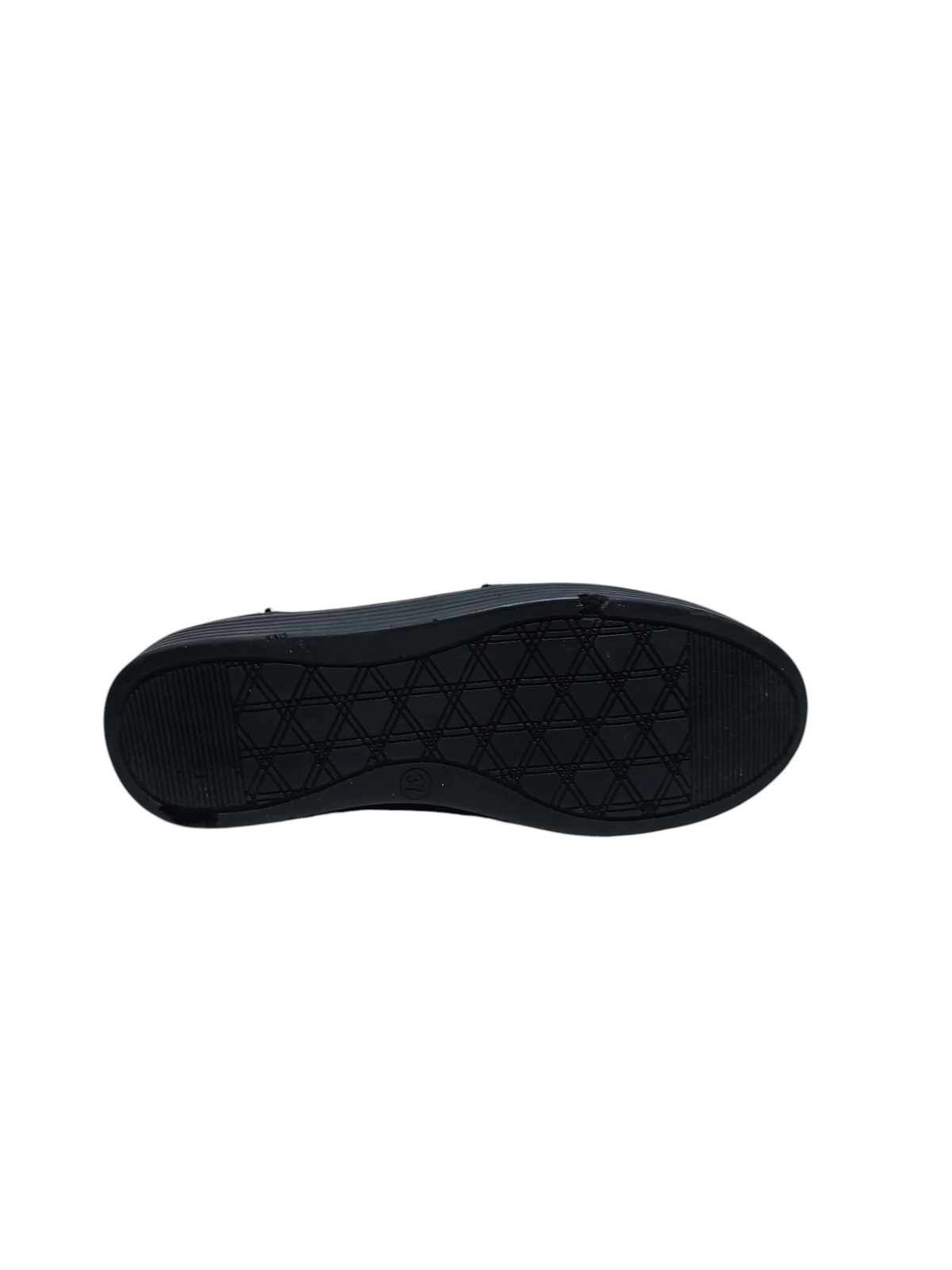 Black Leather Sneaker