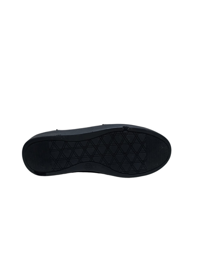 Black Leather Sneaker