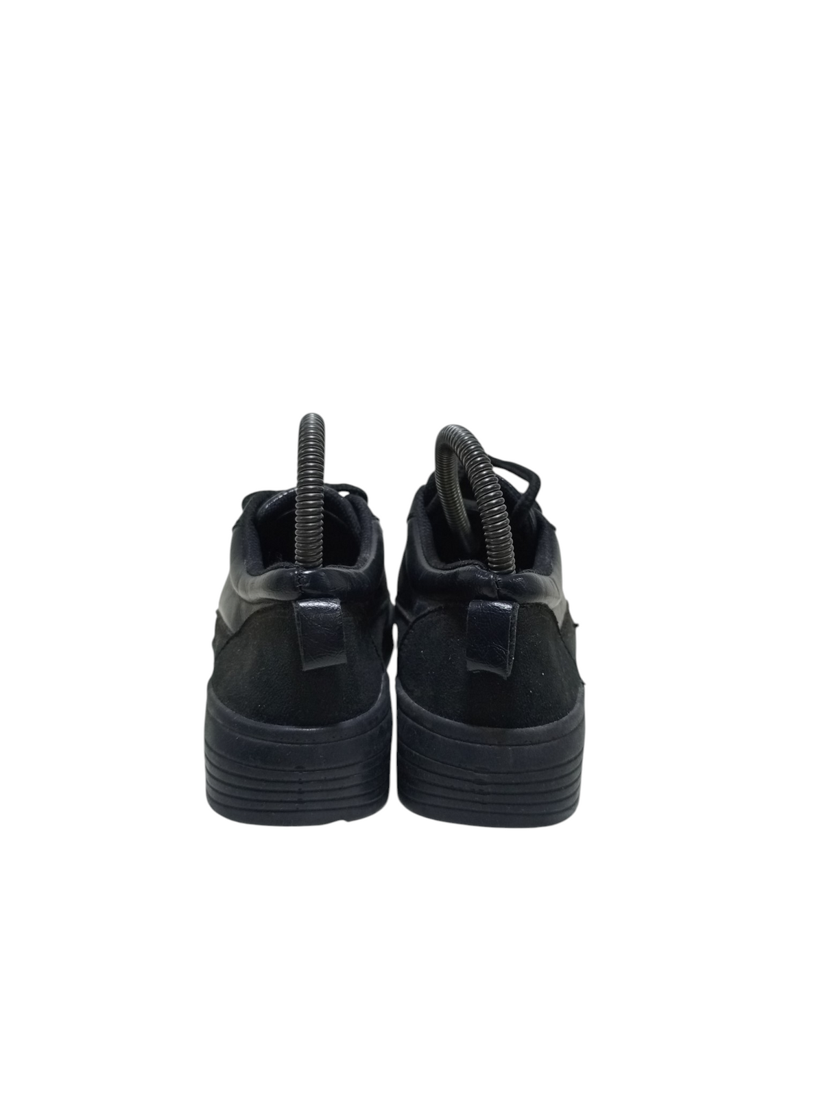Black Leather Sneaker