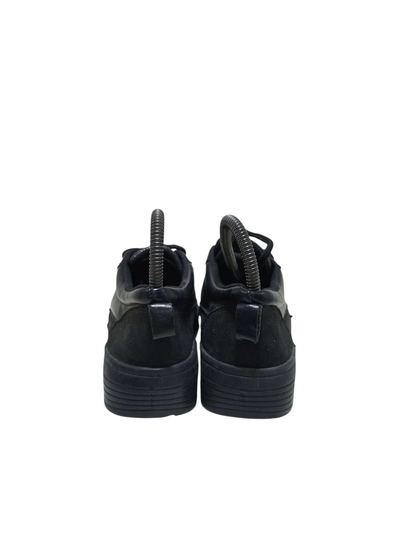 Black Leather Sneaker