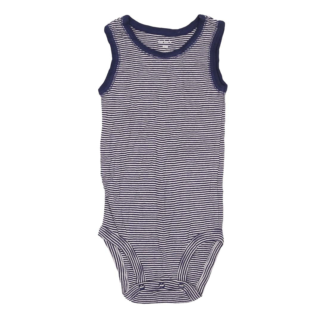 CARTERS BLUE MESH TODDLERS ROMPER
