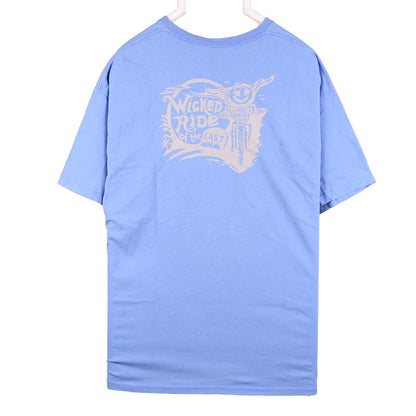 Gildan Ultra Cotton Blue R Neck T Shirt