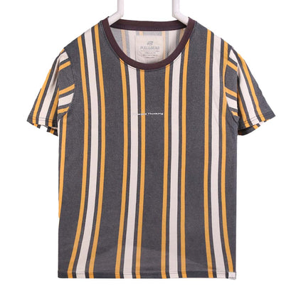 Pull & Bear Grey Orange White TShirt
