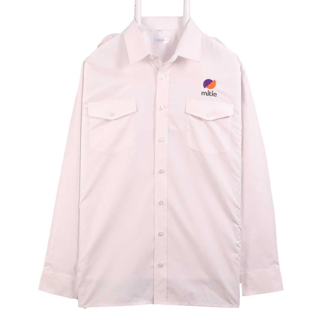 Williams White Formal Shirt