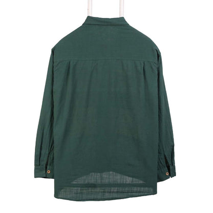 ChArmkp Green Brown Formal Shirt