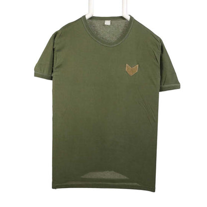 CLASSIC DARK GREEN MENS CASUAL ROUND NECK T-SHIRT