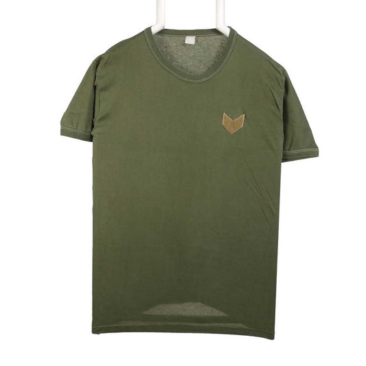 CLASSIC DARK GREEN MENS CASUAL ROUND NECK T-SHIRT