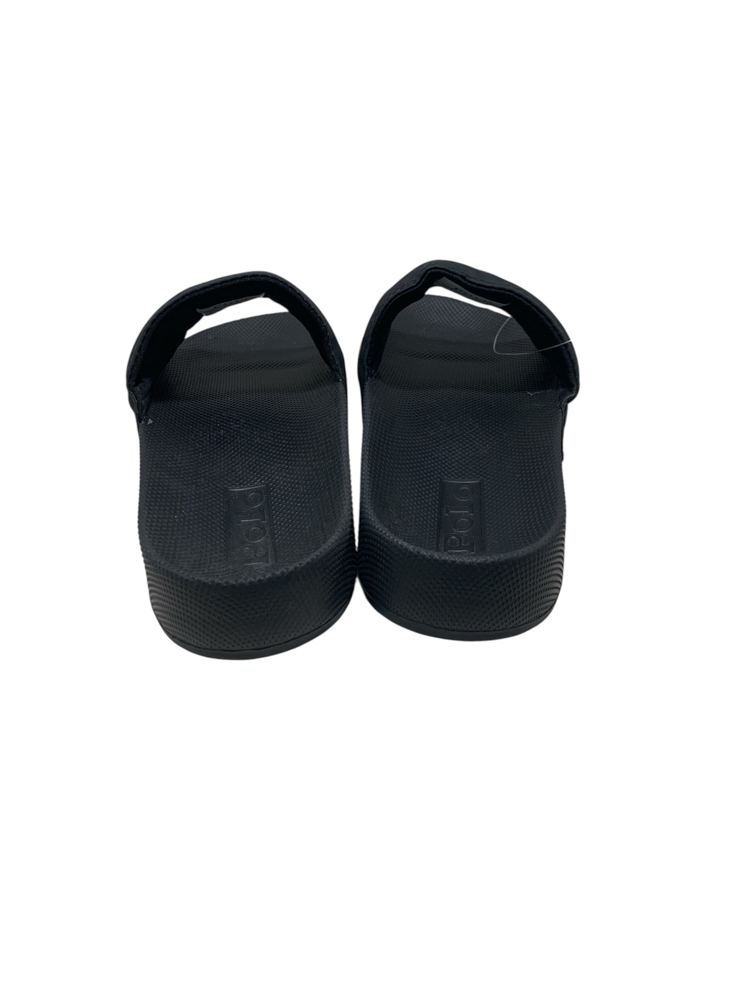 Polo Ralph Lauren White/Black Premium Slide