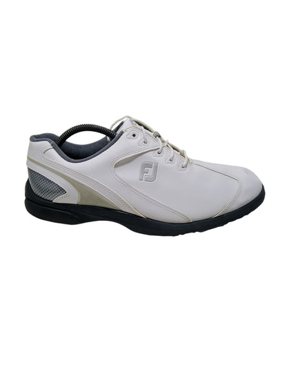 Footjoy White Black Leather Golf