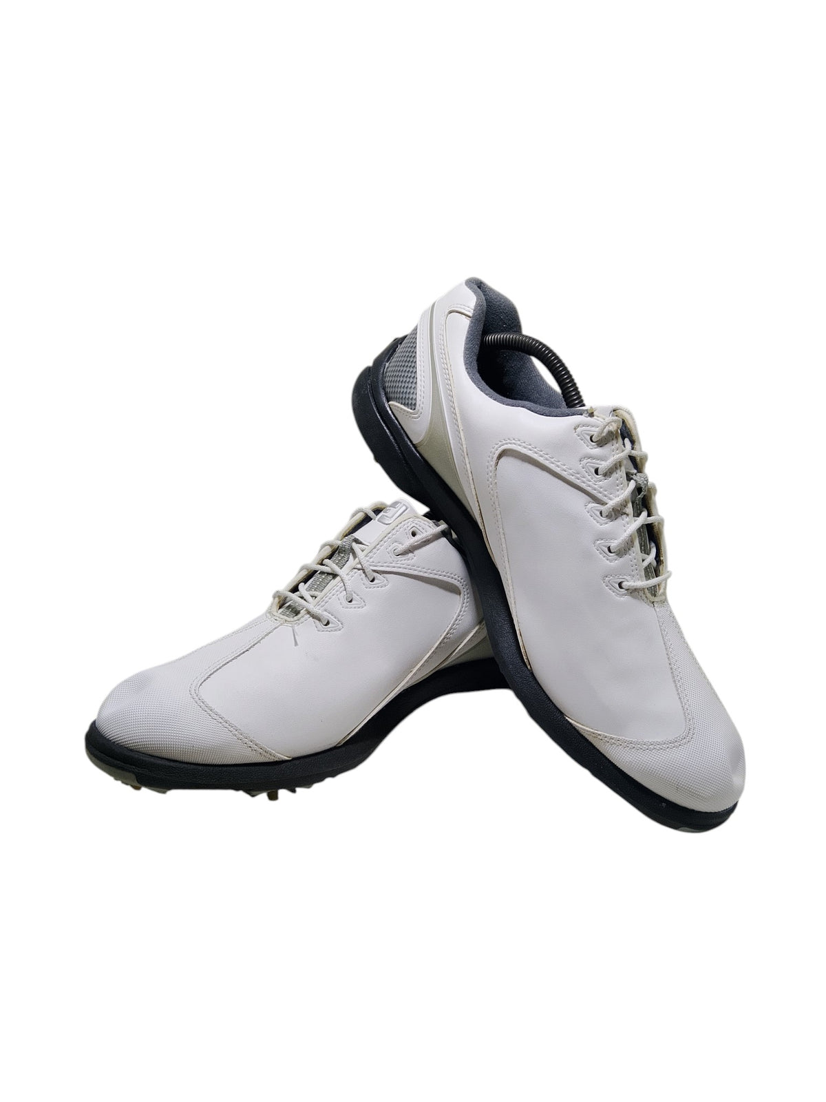 Footjoy White Black Leather Golf