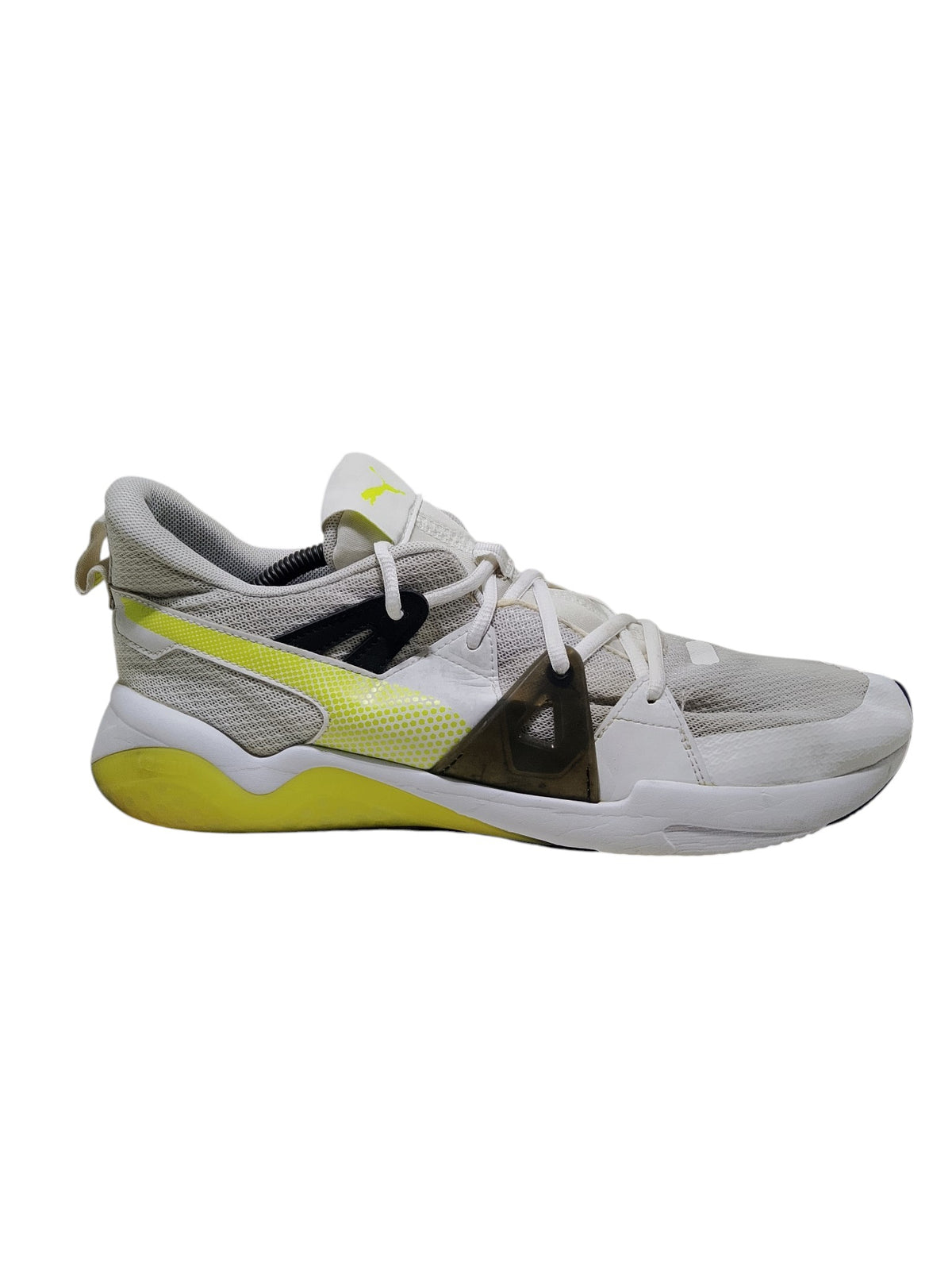 Puma White Yellow Running