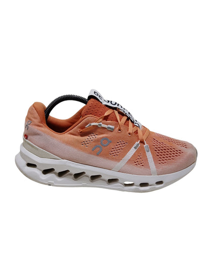 On Cloudsurfer Cushioned Flame/White