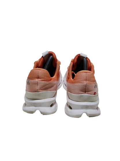On Cloudsurfer Cushioned Flame/White