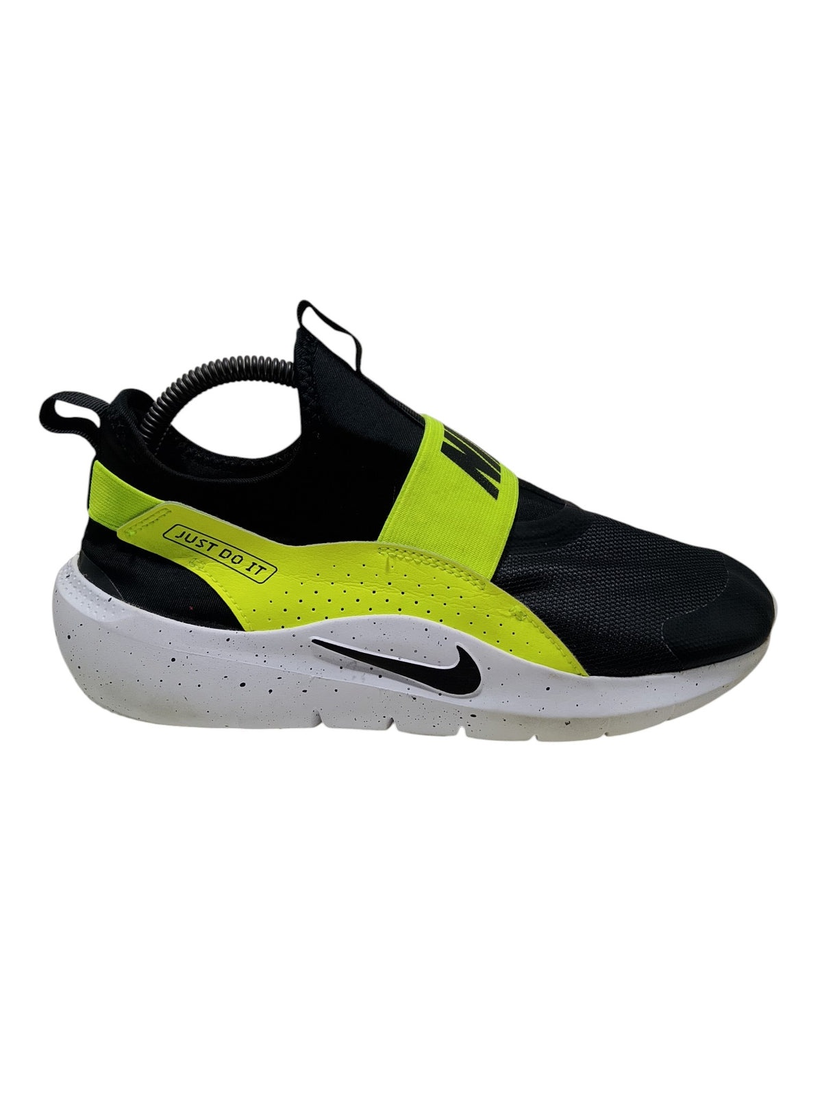 Nike Flex Runner 4 'Black Volt White' Slip On