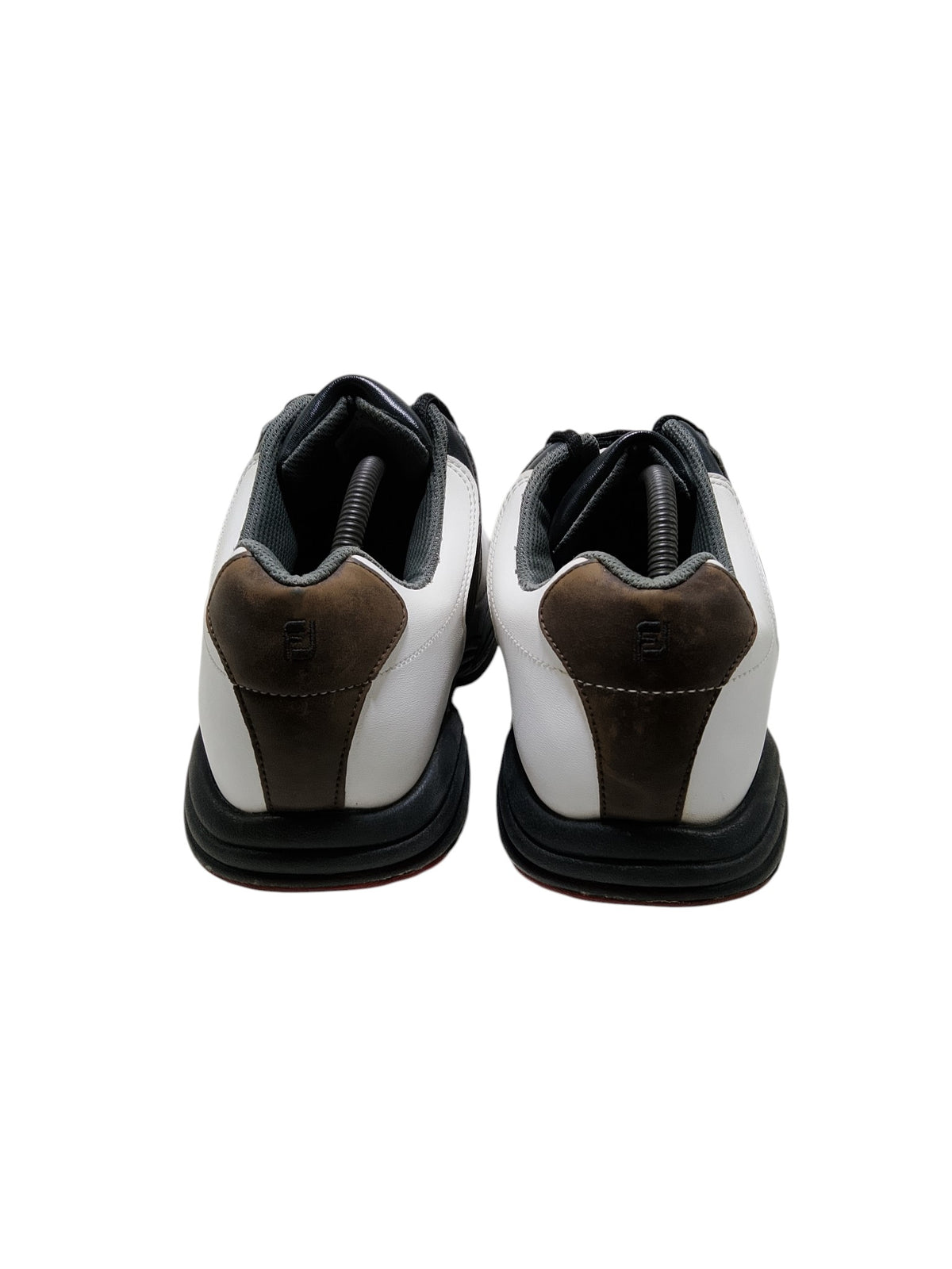 Footjoy Flex Zone White Brown Leather Golf