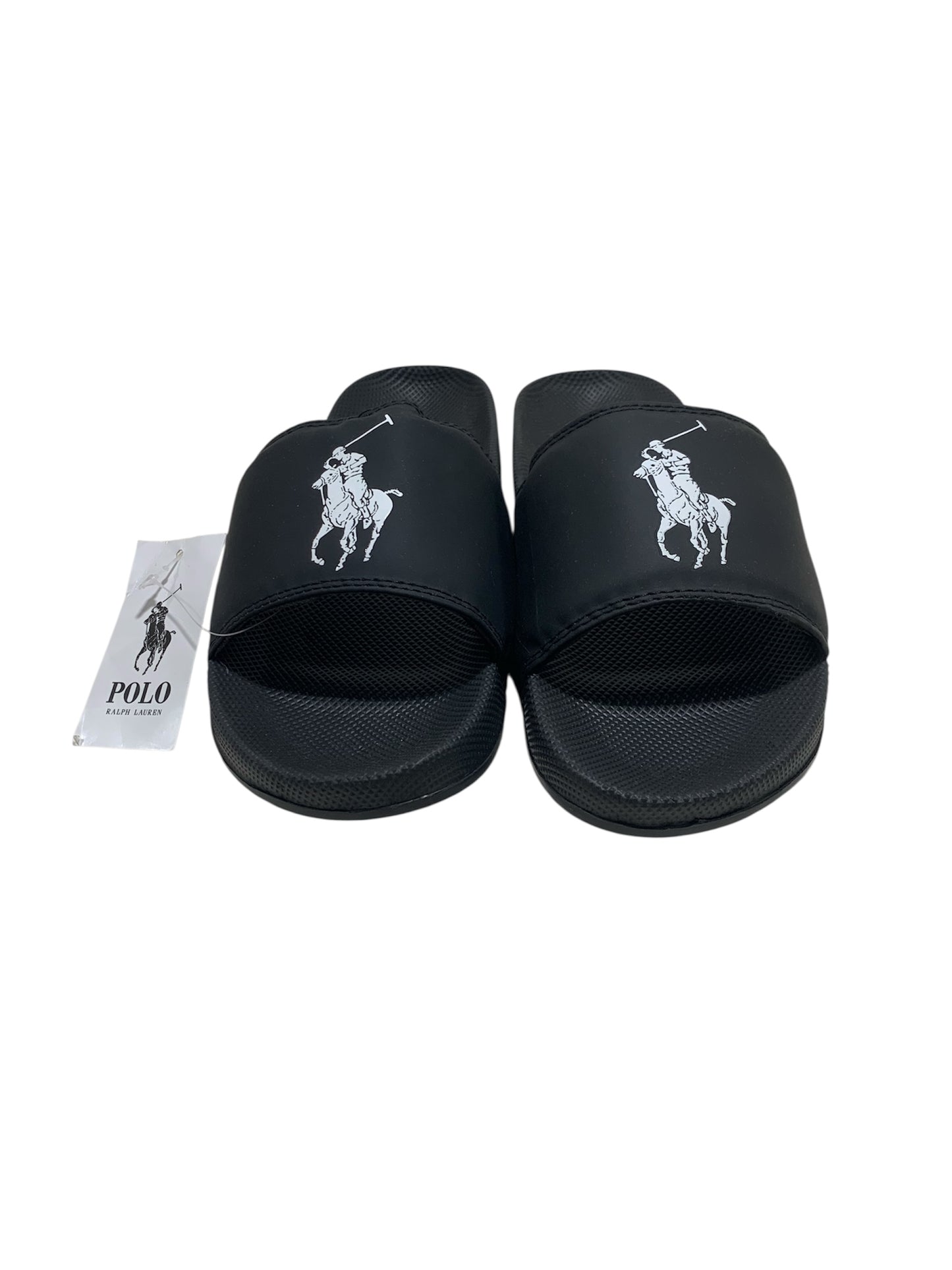Polo Ralph Lauren White/Black Premium Slide