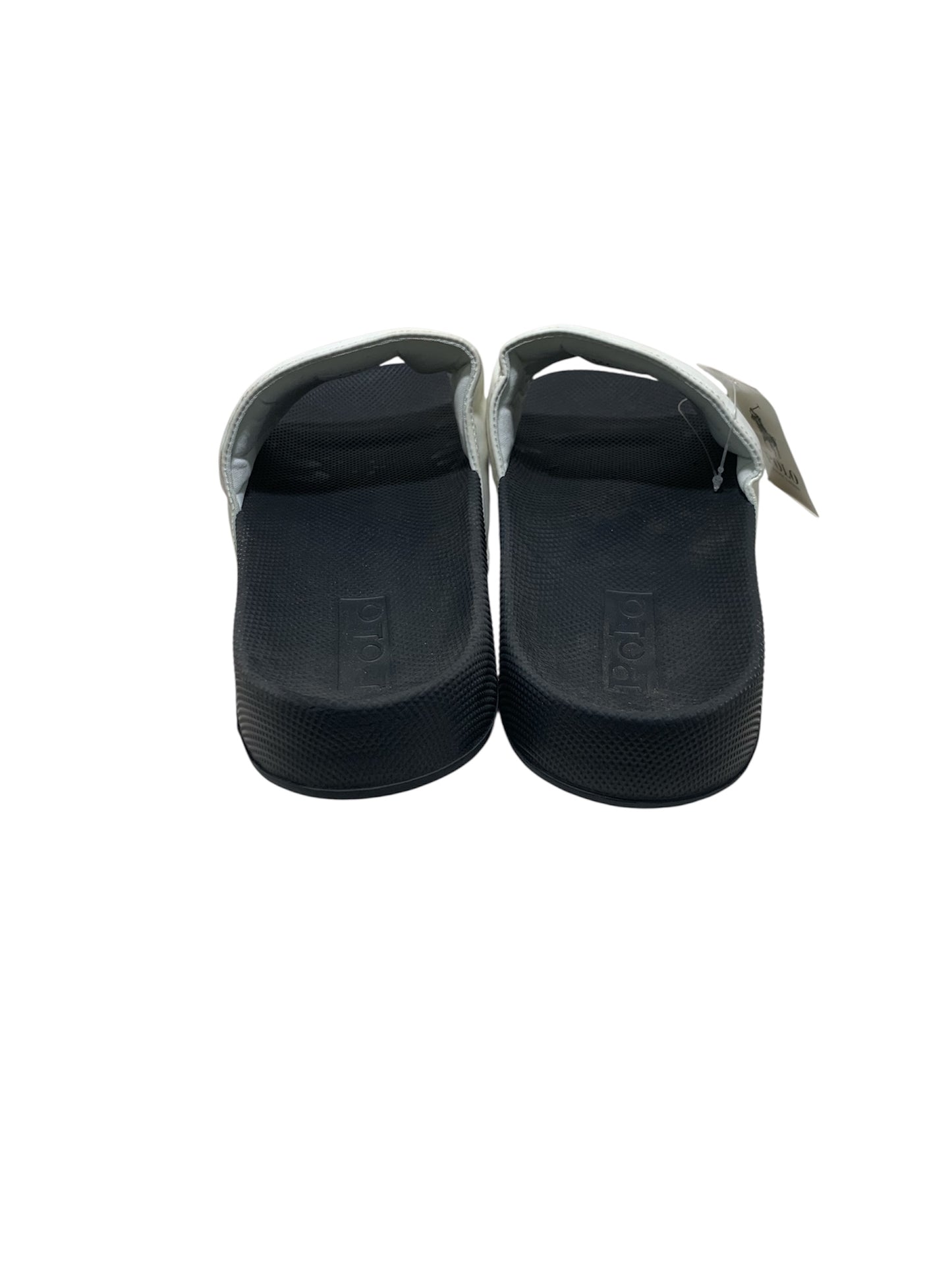 Polo Ralph Lauren Black/White Premium Slide