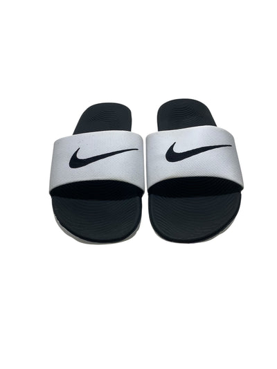 Nike Kawa Slide 'White Black'