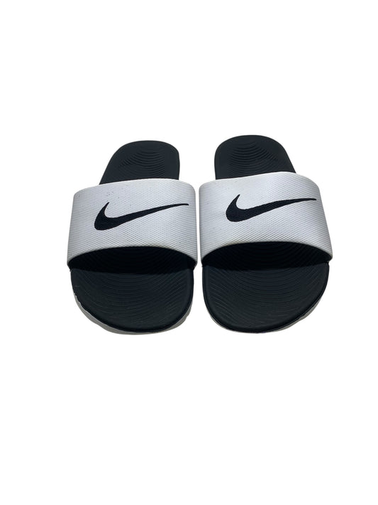 Nike Kawa Slide 'White Black'