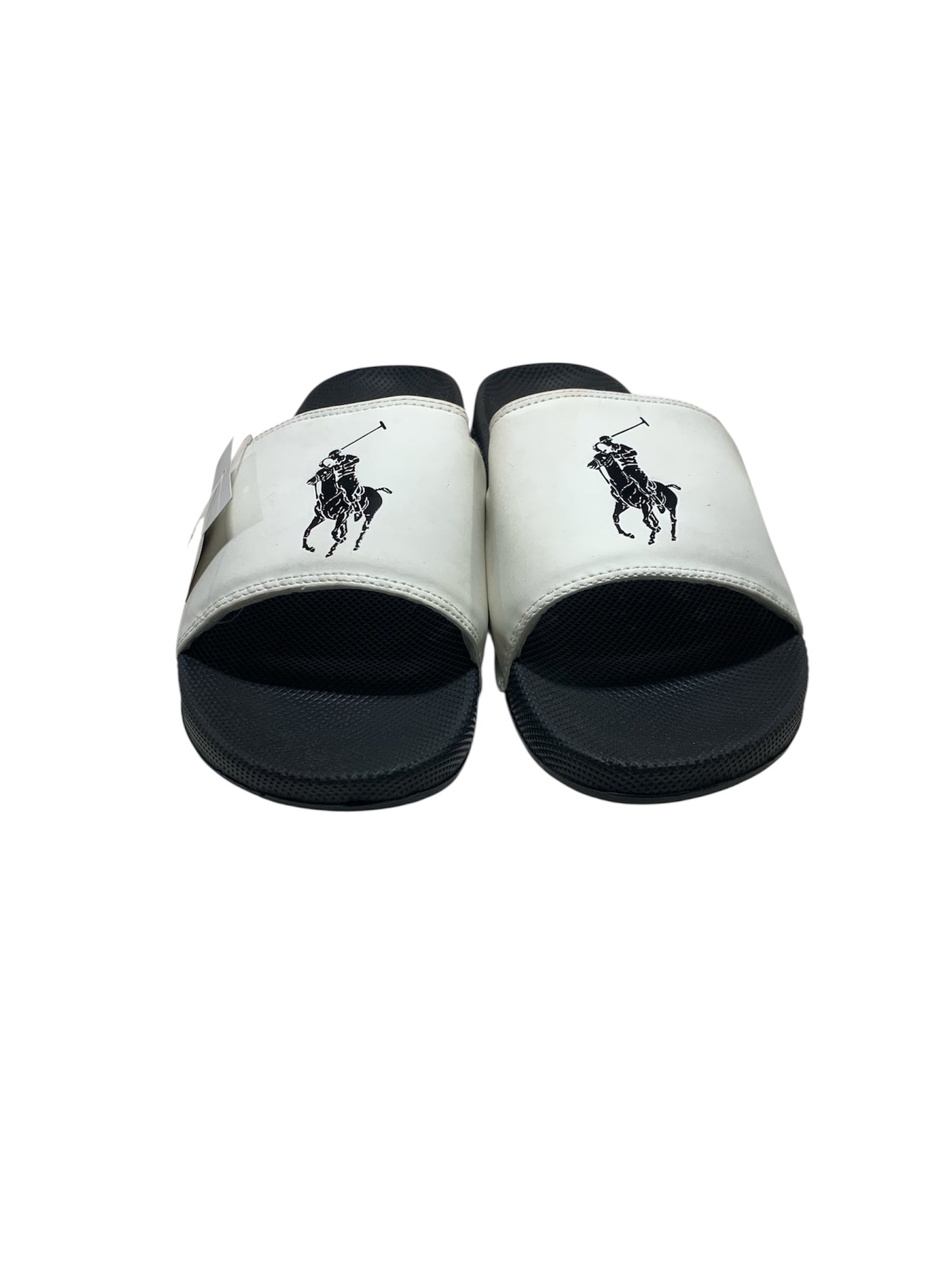 Polo Ralph Lauren Black/White Premium Slide
