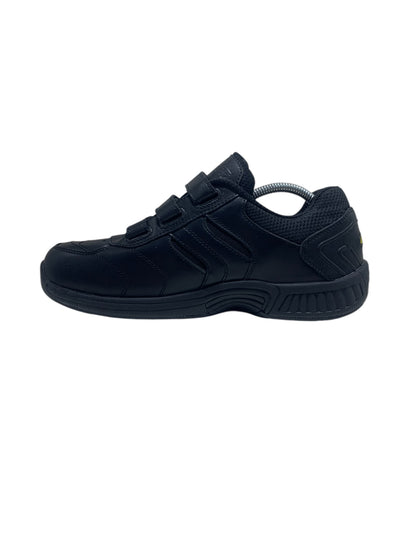 Orthofeet Bio Fit Black Leather Walking Medicated Shoe