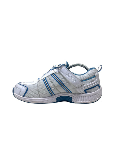 OrthoFeet Tahoe Blue/White Athletic Tie-Less