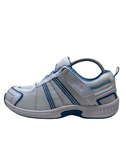 OrthoFeet Tahoe Blue/White Athletic Tie-Less