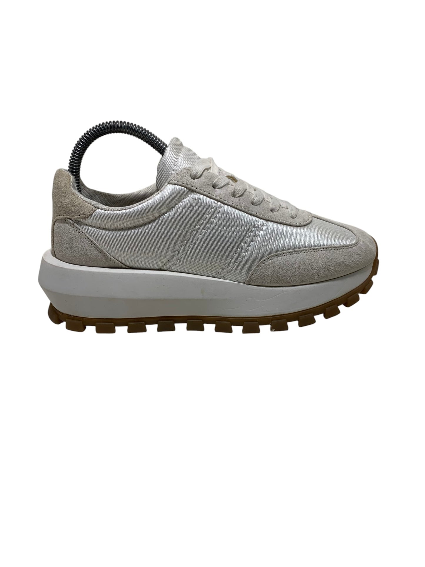 H&M white chunky-soled trainer