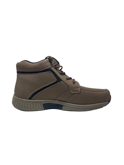 Orthofeet Highline Brown Leather Medicated Walking Shoe