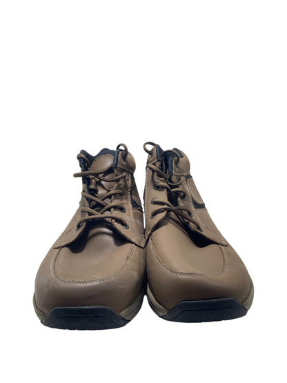 Orthofeet Highline Brown Leather Medicated Walking Shoe