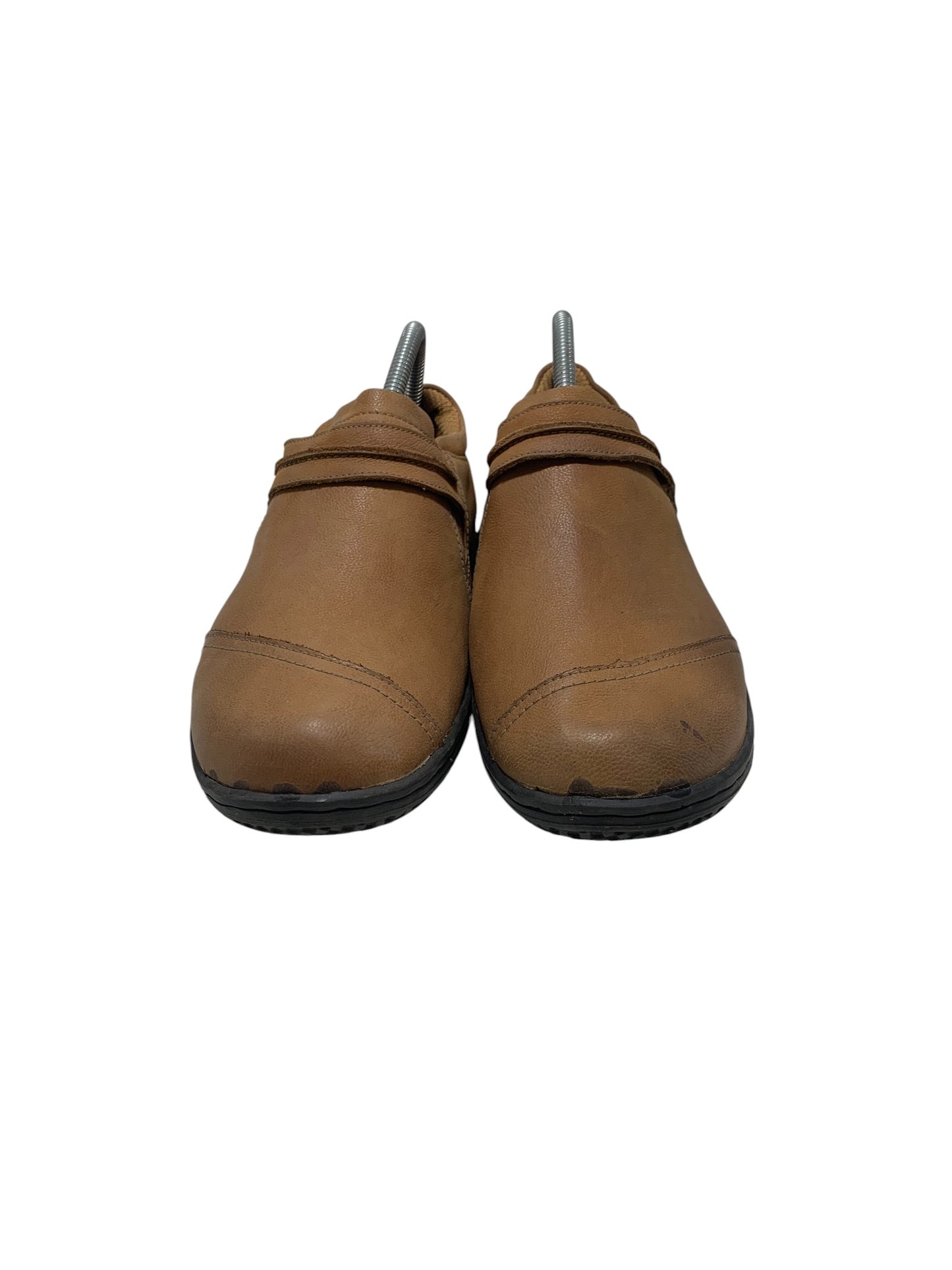 Orthofeet Brown Leather Slip On