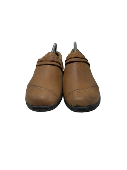 Orthofeet Brown Leather Slip On