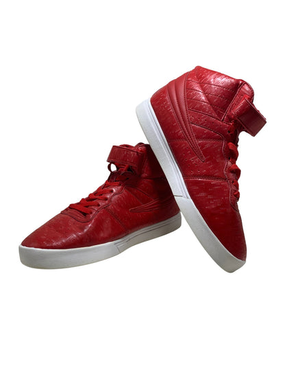 FILA Red Pixel Print High