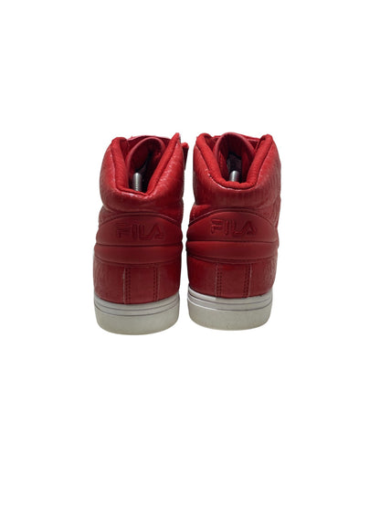 FILA Red Pixel Print High