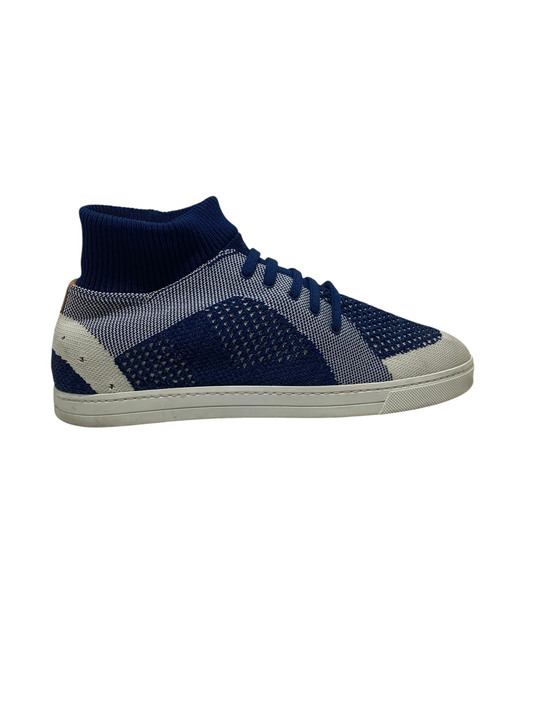 Fendi Blue Knit Fabric Sock Sneaker